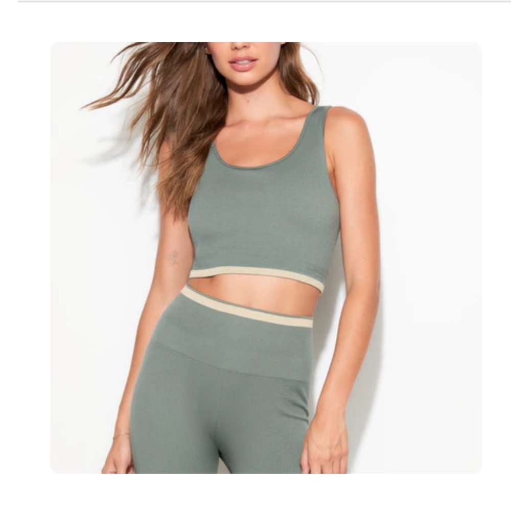 Spiritual Gangster Love ribbed leggings and sports bra set